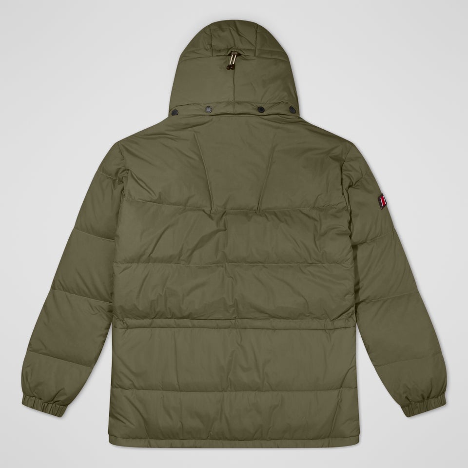 Unisex Lumley Down Jacket - Green/Grey