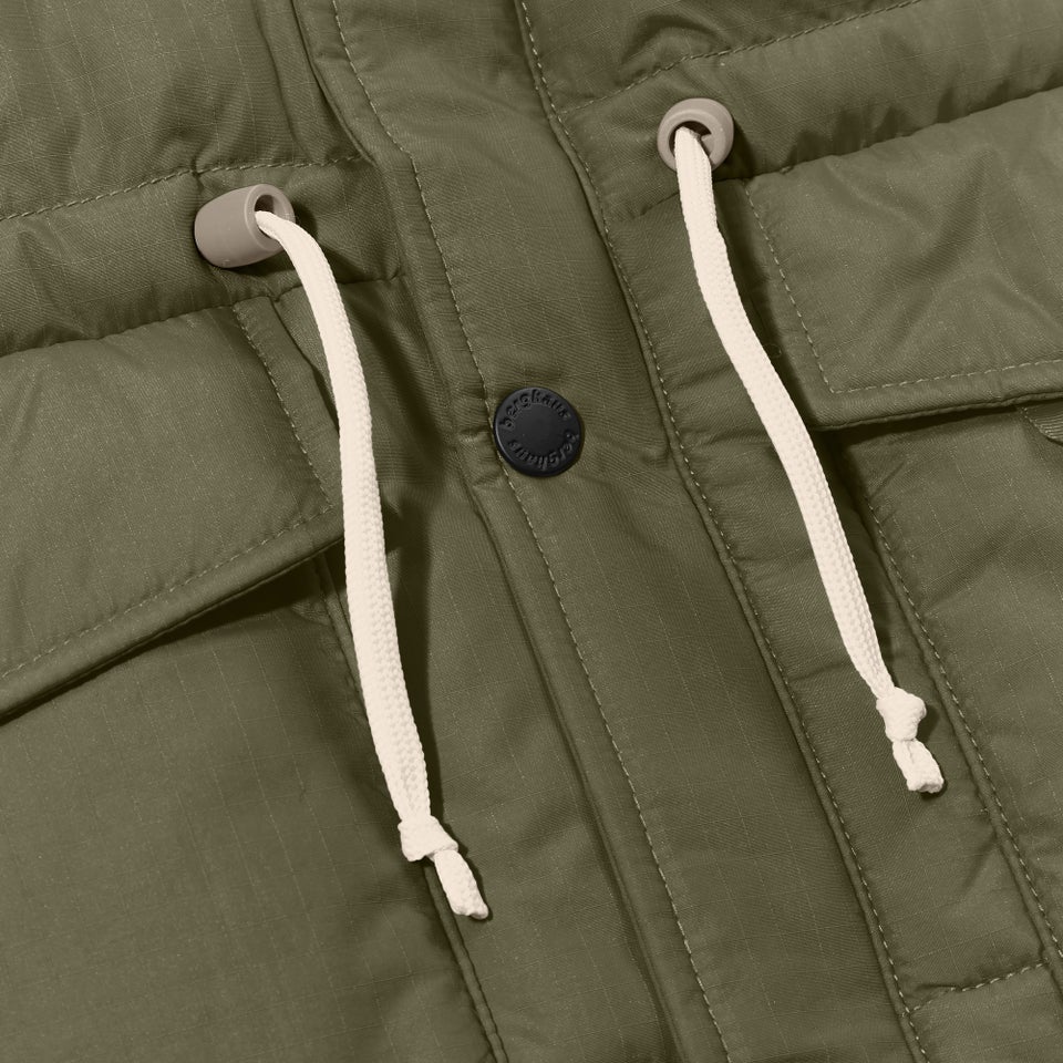 Unisex Lumley Down Jacket - Green/Grey