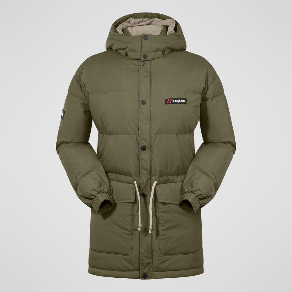 Unisex Lumley Down Jacket - Green/Grey