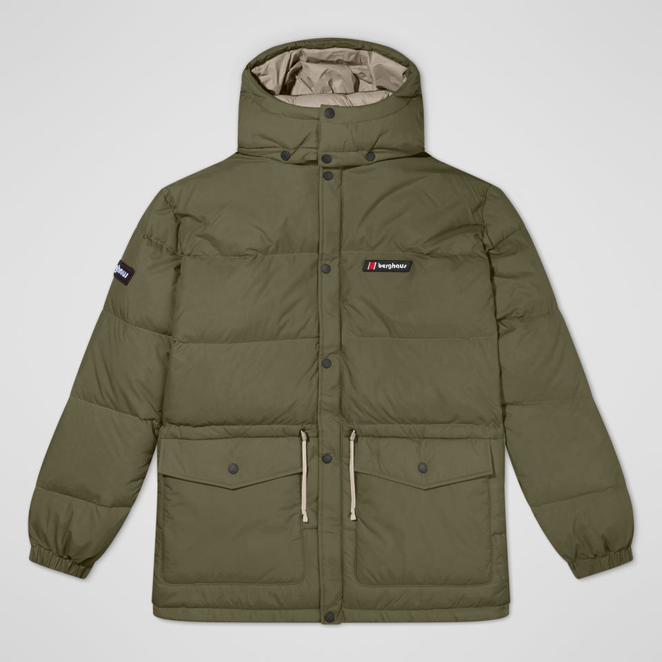 Unisex Lumley Down Jacket - Green/Grey