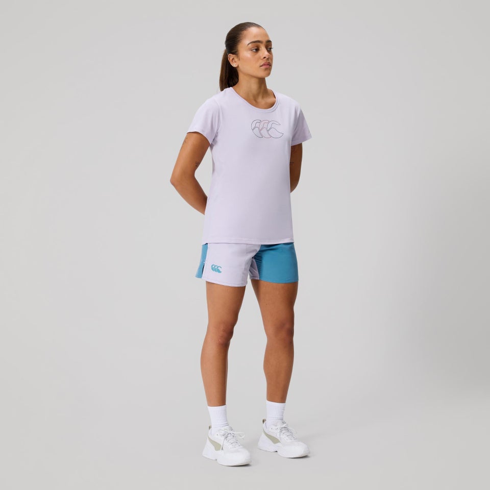 WOMENS FUNDAMENTALS HARLETIC SHORT BLUE
