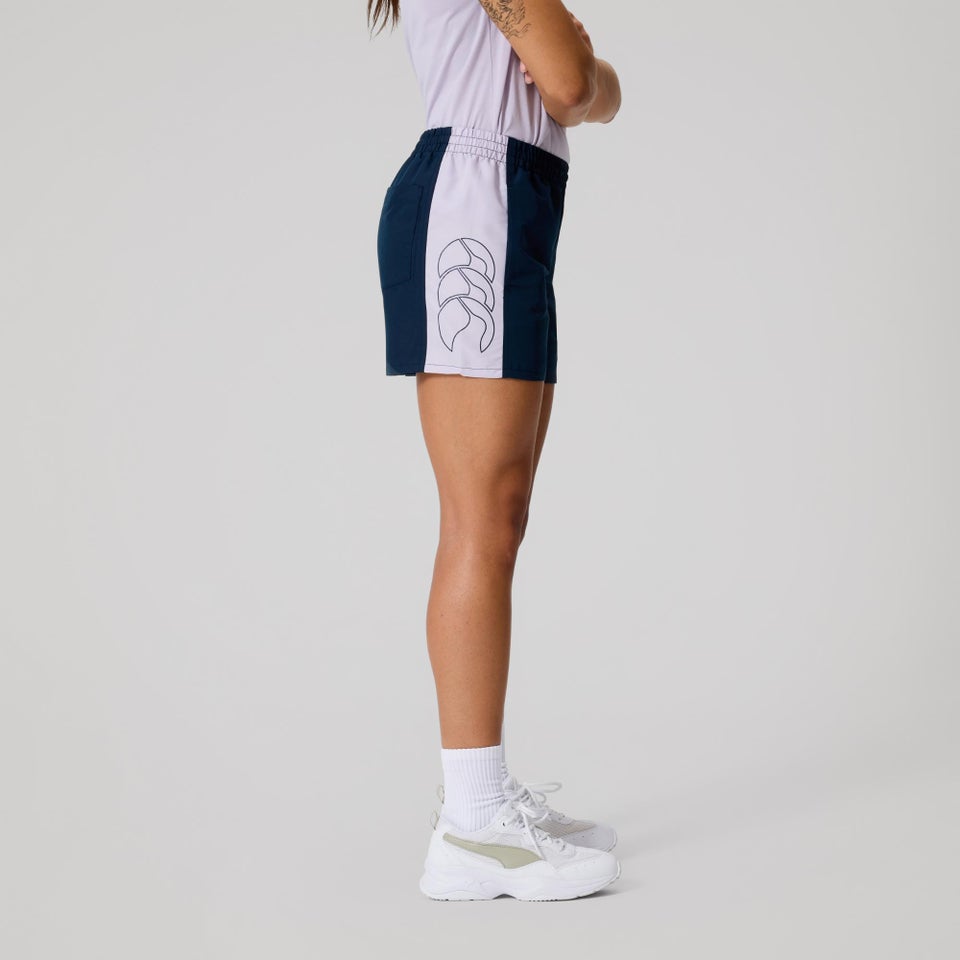 WOMENS FUNDAMENTALS PANEL TACTIC SHORT NAVY