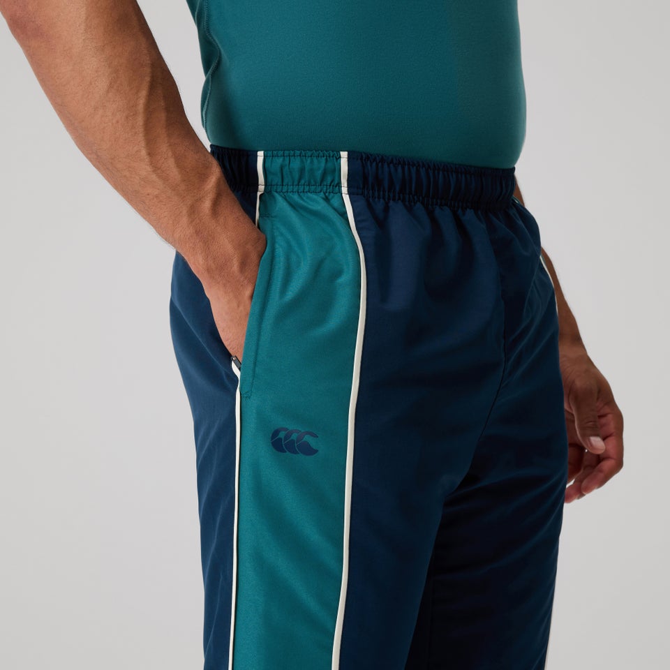 MENS LIFESTYLE PANELLED TRACKPANT NAVY