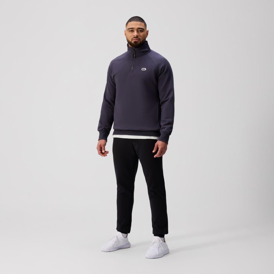 MENS SPORT DEPT. QUARTER-ZIP SWEATER INDIA INK