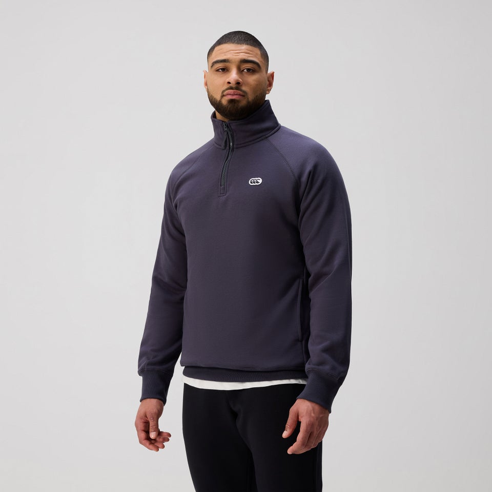 MENS SPORT DEPT. QUARTER-ZIP SWEATER INDIA INK