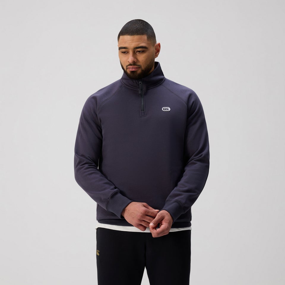 MENS SPORT DEPT. QUARTER-ZIP SWEATER INDIA INK