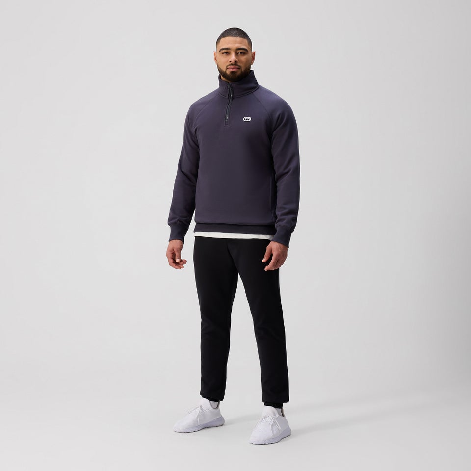 MENS SPORT DEPT. QUARTER-ZIP SWEATER INDIA INK