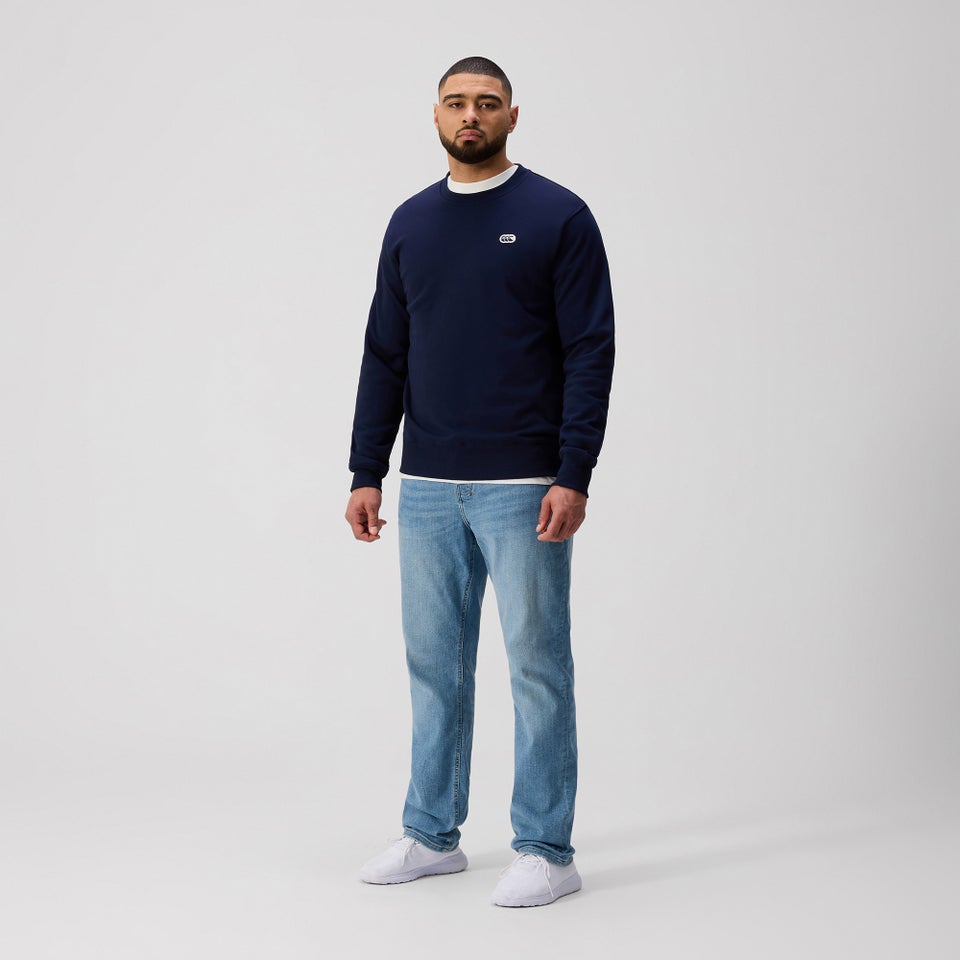 MENS SPORT DEPT. CREW NAVY