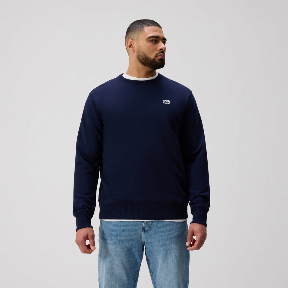 MENS SPORT DEPT. CREW NAVY