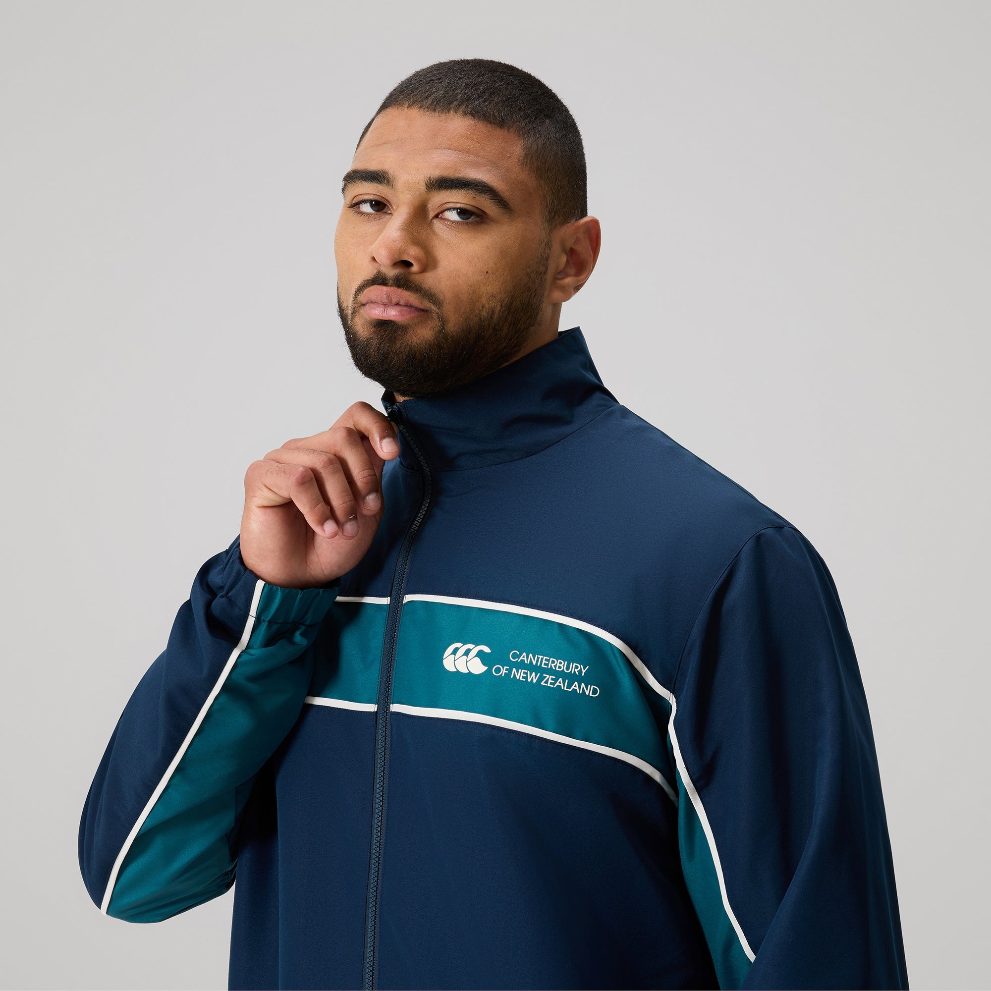 MENS LEGACY FULL-ZIP JACKET NAVY | Canterbury Australia