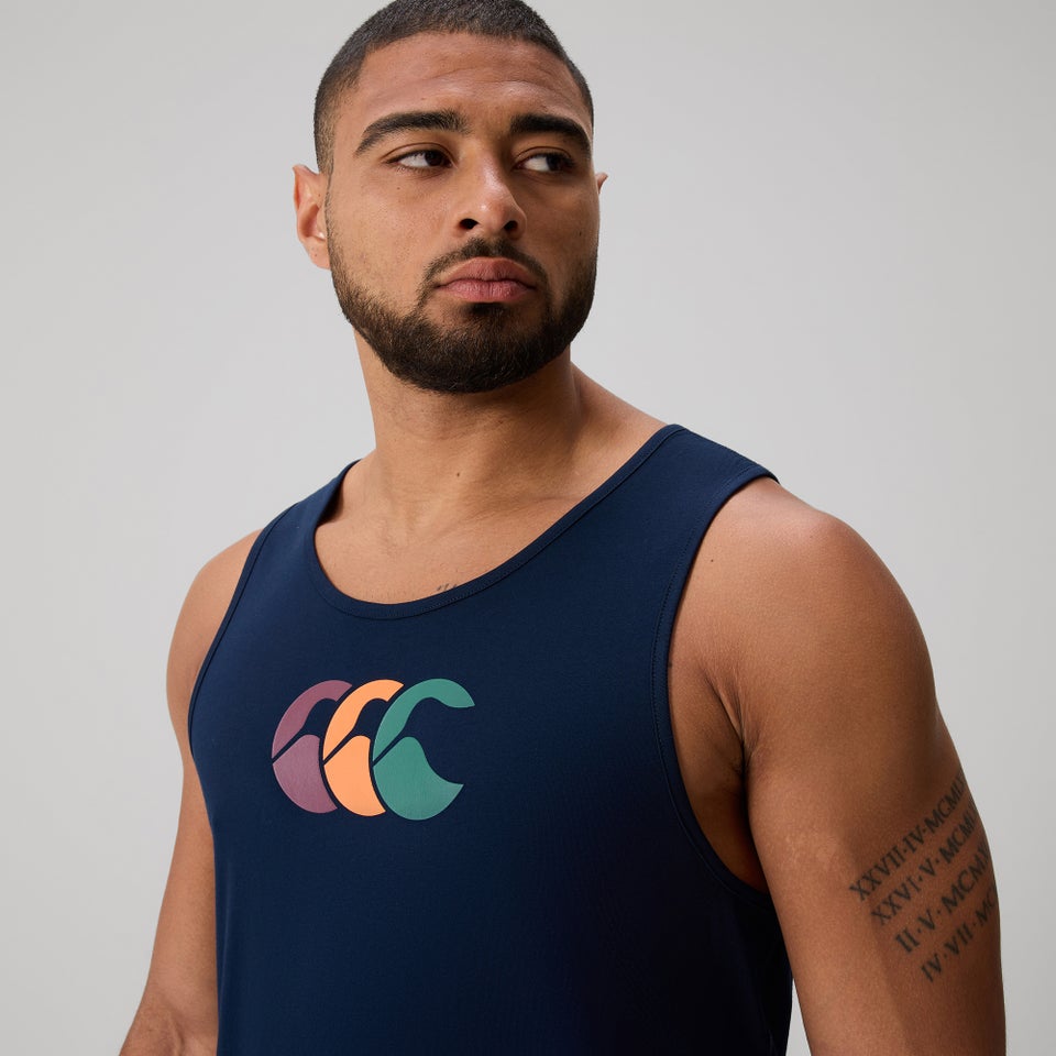 MENS FUNDAMENTALS TANK NAVY