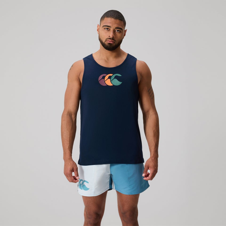 MENS FUNDAMENTALS TANK NAVY