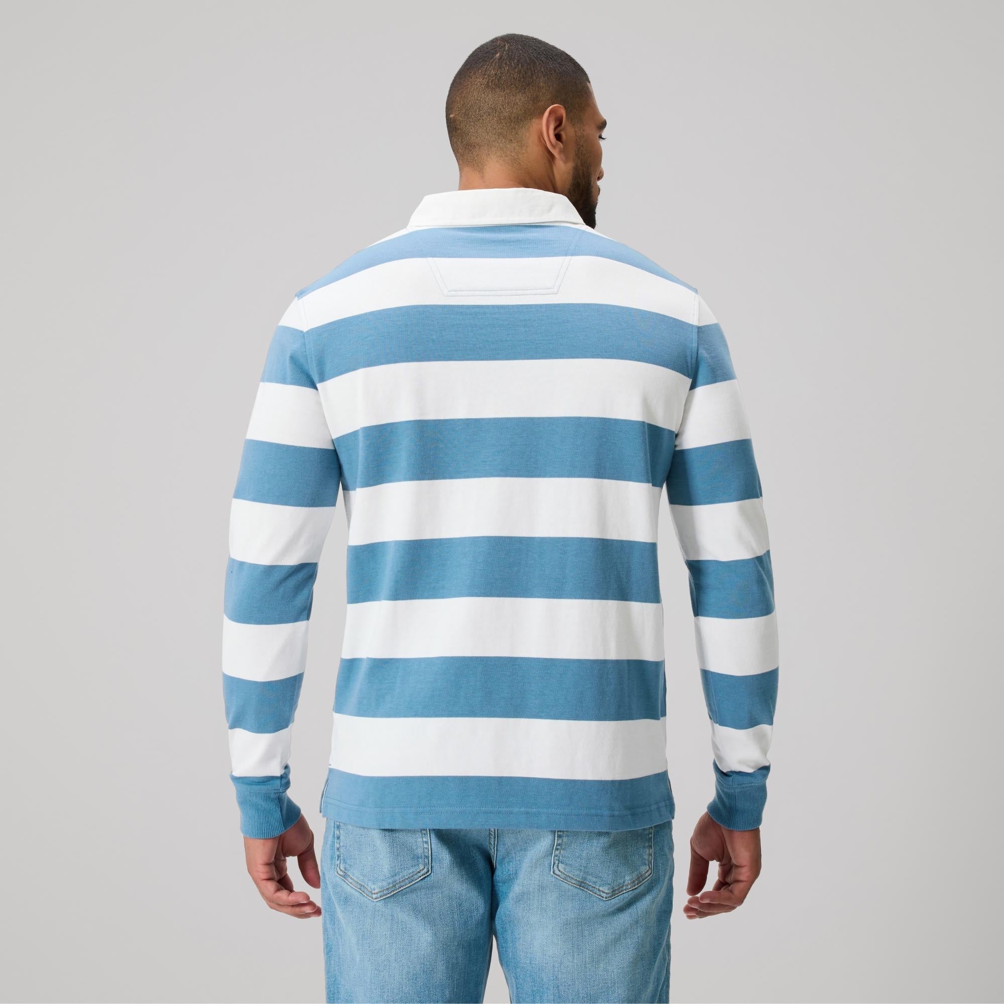 MENS FUNDAMENTALS STRIPE RUGBY BLUE | Canterbury Australia