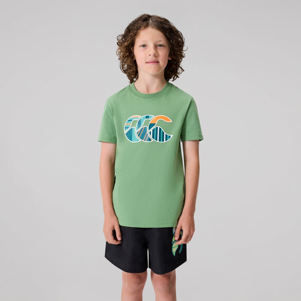 KIDS UGLIES LOGO T-SHIRT GREEN