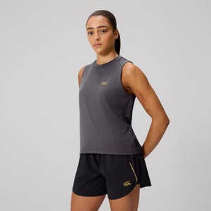 WOMENS TEMPO+ TRAINING TANK BLACKENED PEARL