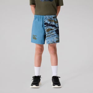 KIDS FORCE HARLEQUIN DRILL SHORT BLUE