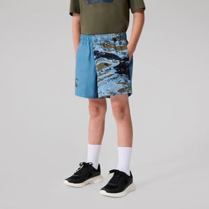 KIDS FORCE HARLEQUIN DRILL SHORT BLUE