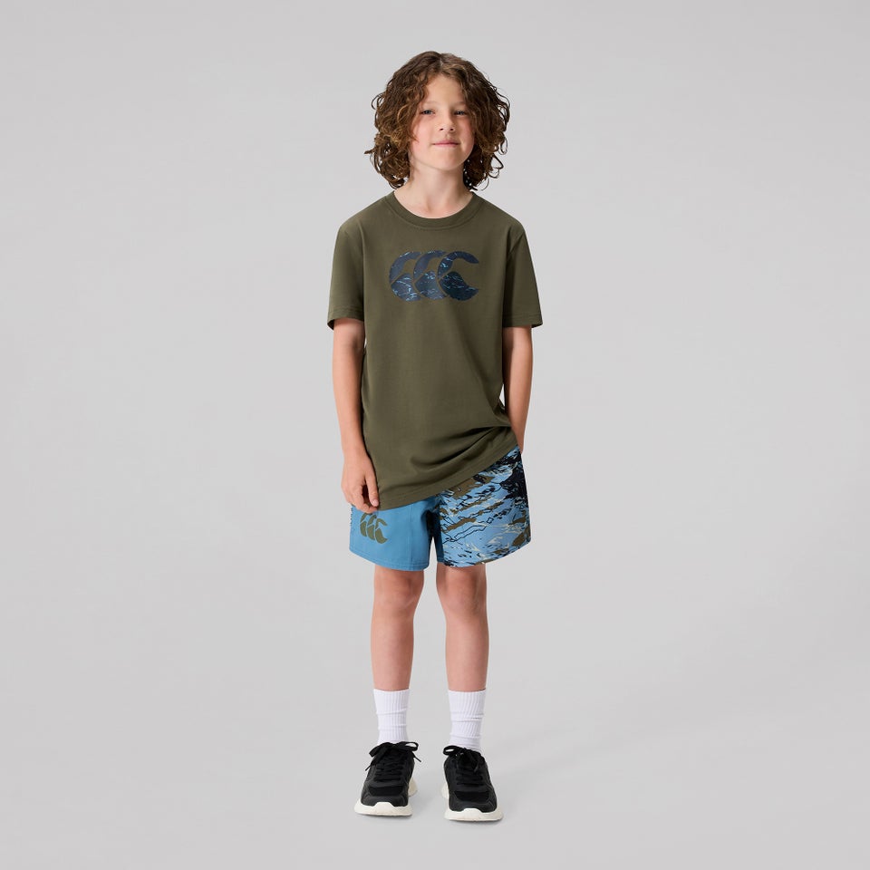 KIDS FORCE HARLEQUIN DRILL SHORT BLUE