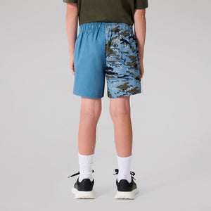 KIDS FORCE HARLEQUIN DRILL SHORT BLUE