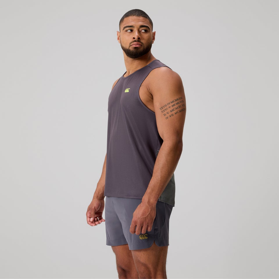 Mens Tempo+ Singlet Black
