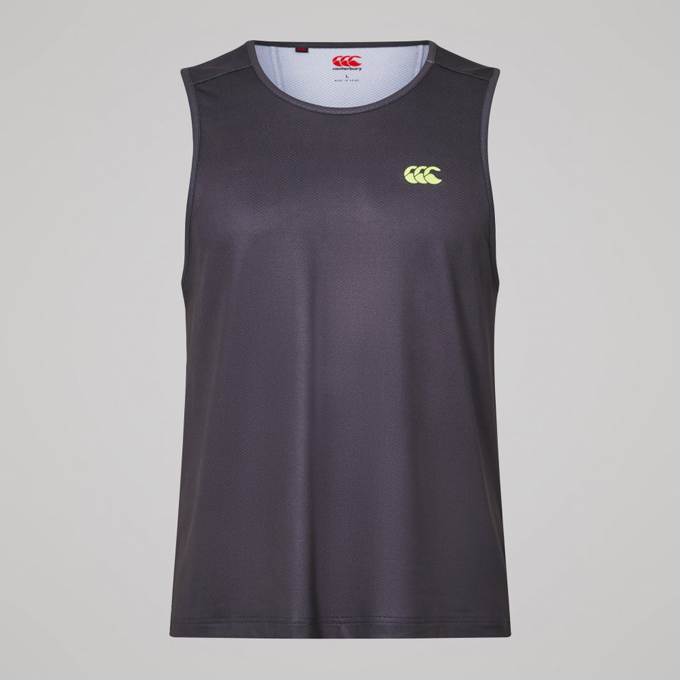 Mens Tempo+ Singlet Black