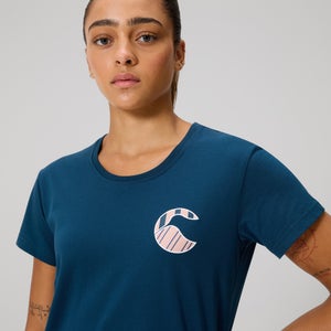 WOMENS UGLIES LOGO T-SHIRT MOONLIT OCEAN