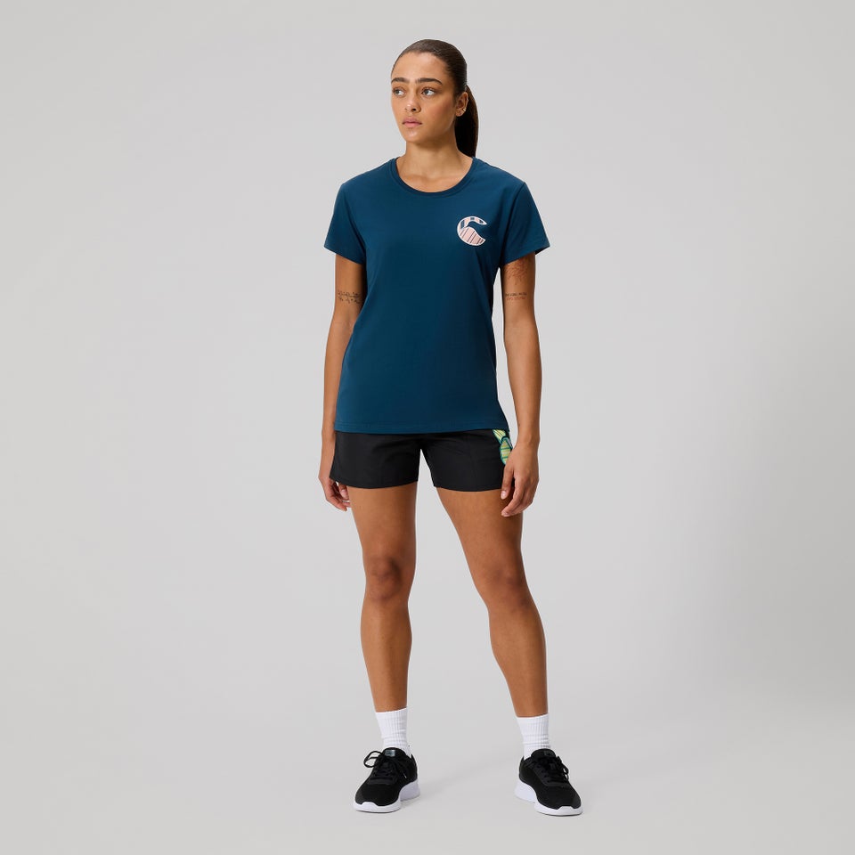 WOMENS UGLIES LOGO T-SHIRT MOONLIT OCEAN