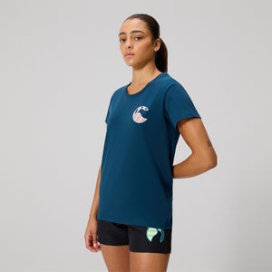 WOMENS UGLIES LOGO T-SHIRT MOONLIT OCEAN