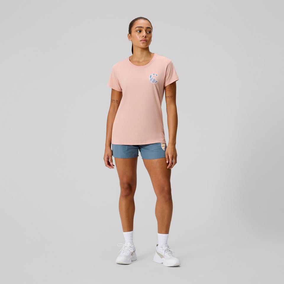 WOMENS UGLIES LOGO T-SHIRT MISTY ROSE