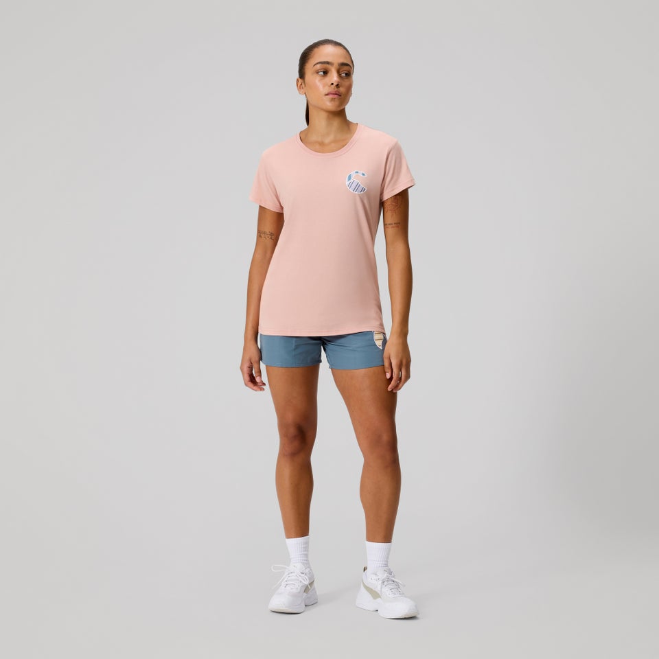 WOMENS UGLIES LOGO T-SHIRT MISTY ROSE