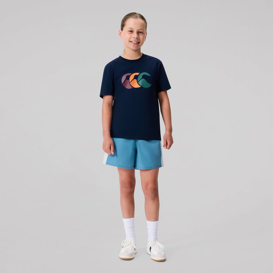 KIDS FUNDAMENTALS PANEL TACTIC SHORT BLUE