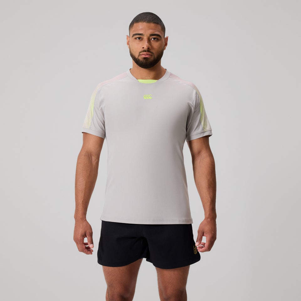 MENS TEMPO+ DRILL TOP OPAL GREY