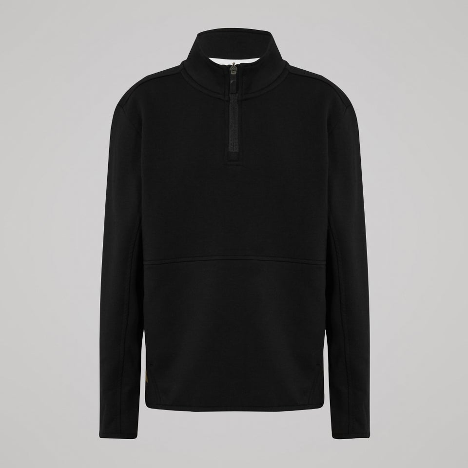 Kids Tempo+ Quarter-Zip Sweater Black