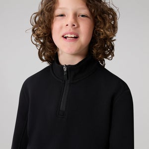 Kids Tempo+ Quarter-Zip Sweater Black
