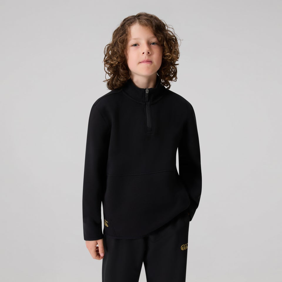 Kids Tempo+ Quarter-Zip Sweater Black