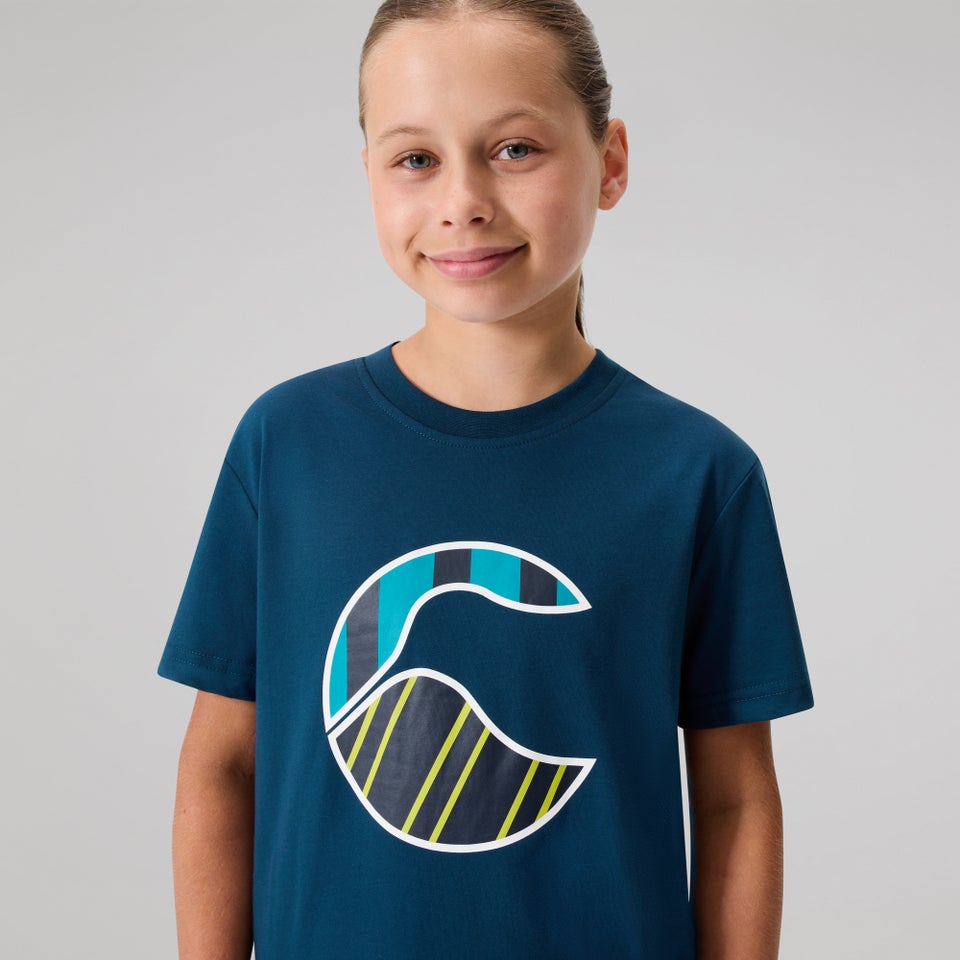 KIDS UGLIES LOGO T-SHIRT MOONLIT OCEAN