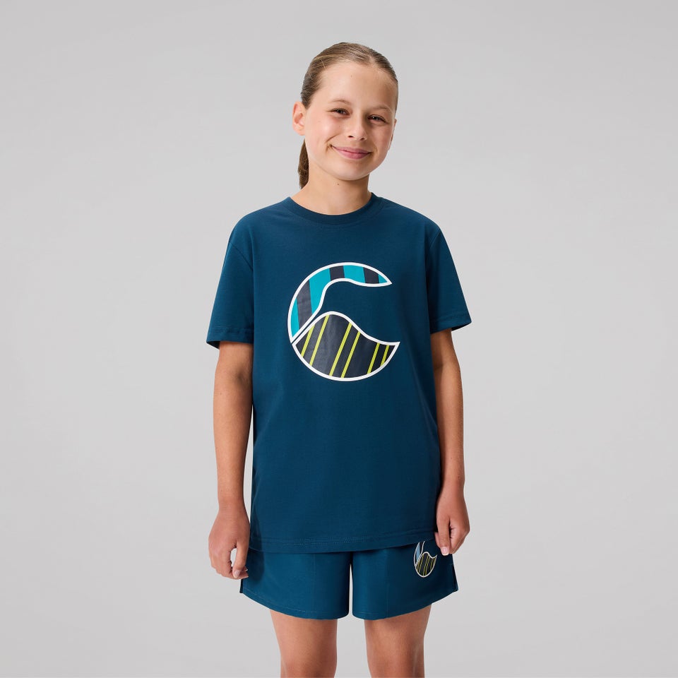 KIDS UGLIES LOGO T-SHIRT MOONLIT OCEAN