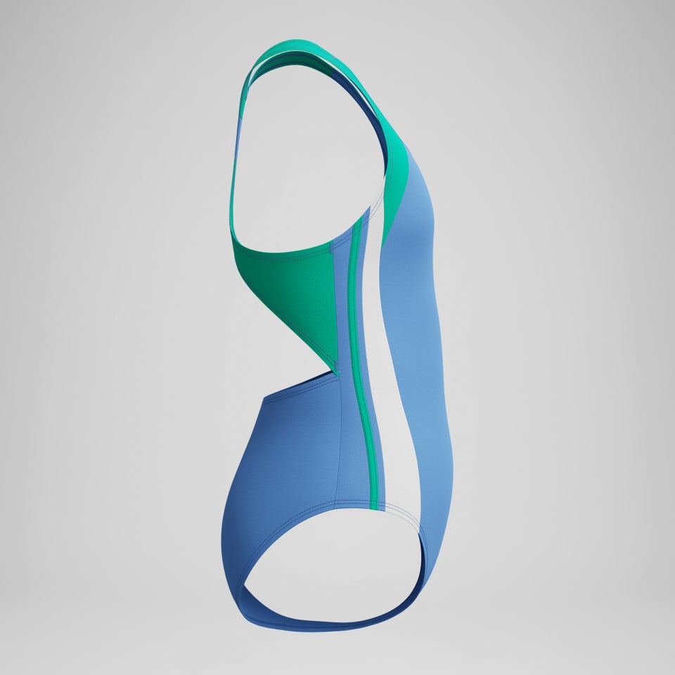 Girl's Infinity Splice One Piece Blue/Green