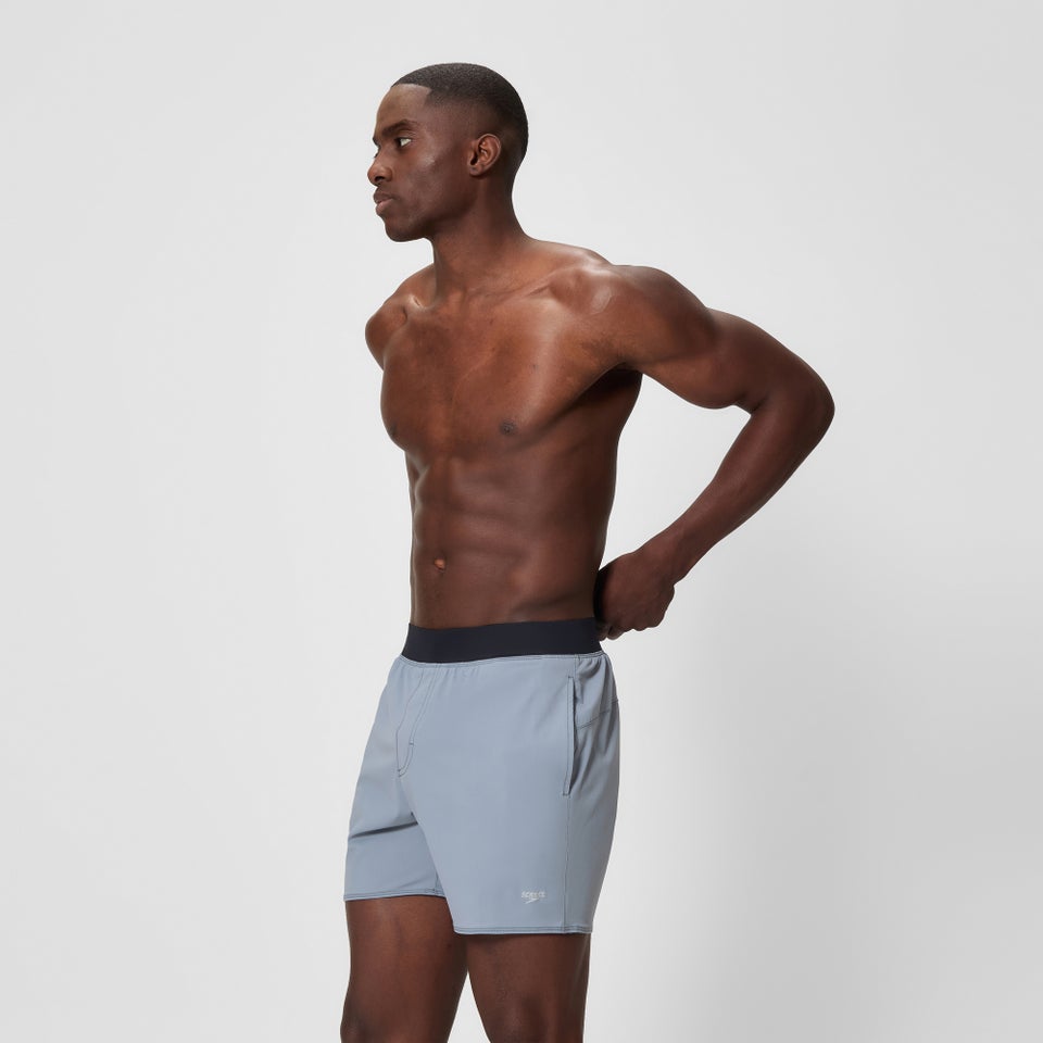 Men's Lookout Solid 16" Swim Shorts Gray