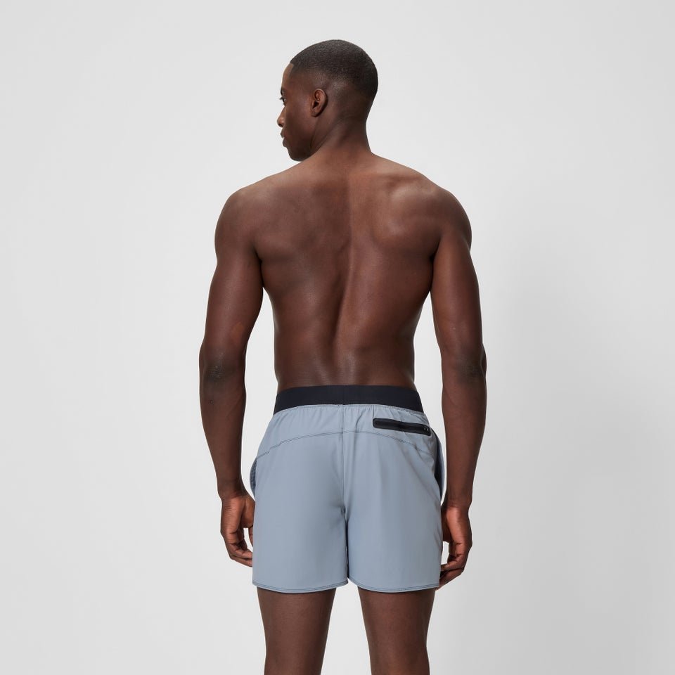 Men's Lookout Solid 16" Swim Shorts Gray