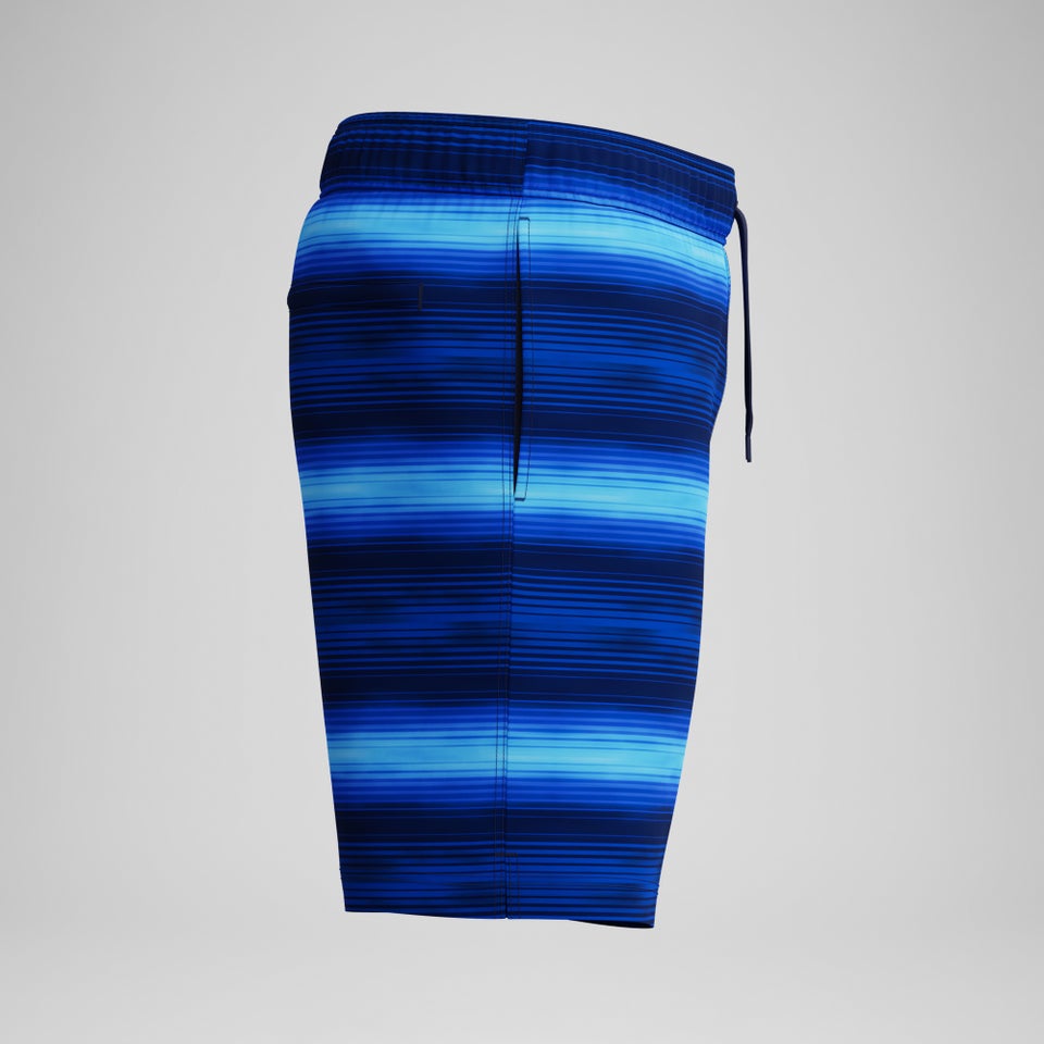 Men's Redondo Edge Printed 18" Swim Shorts Navy/Blue