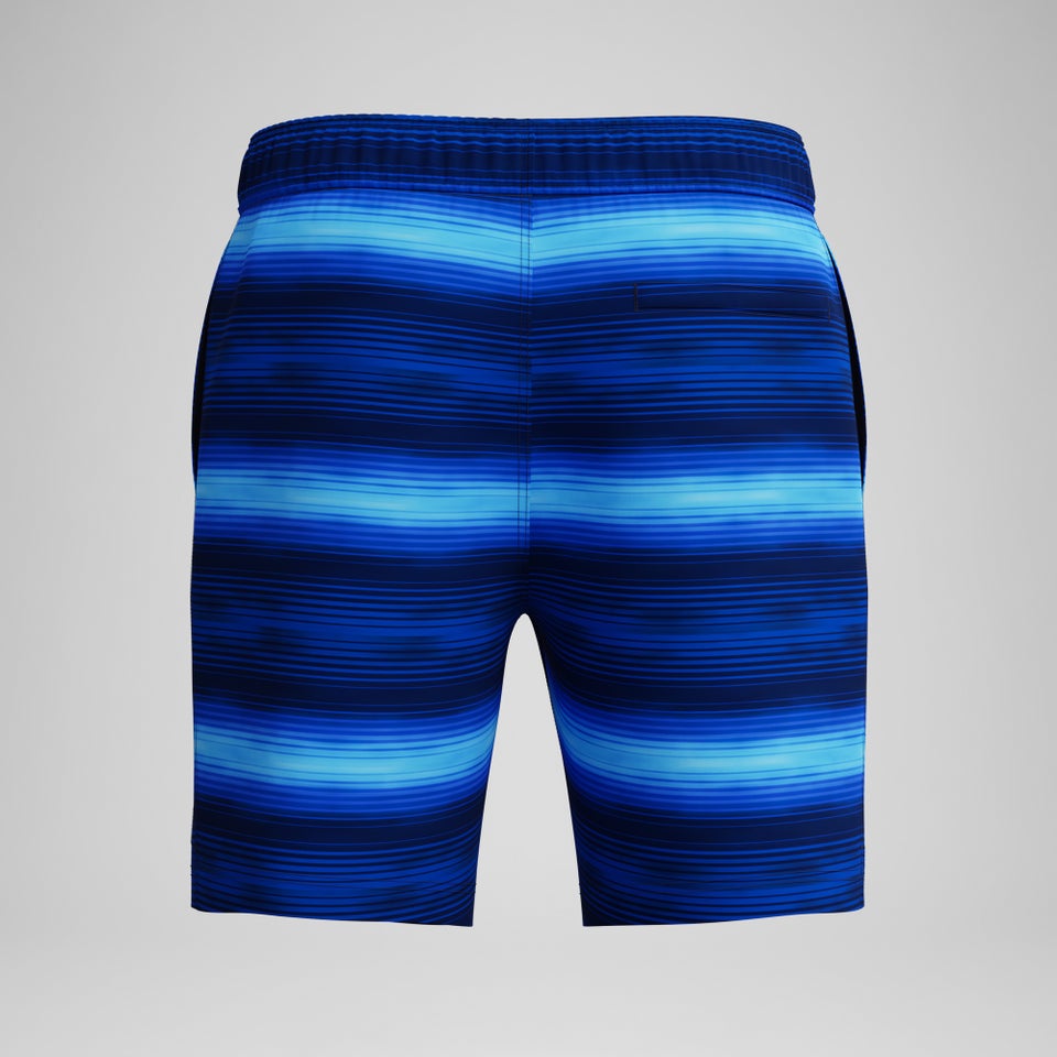 Men's Redondo Edge Printed 18" Swim Shorts Navy/Blue