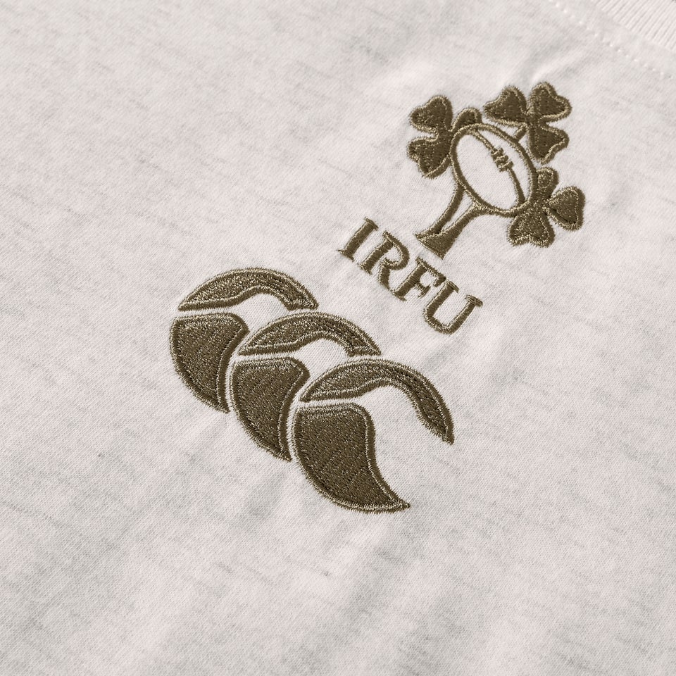 Womens Ireland Cotton Tee Cream Marl