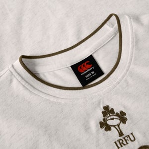 Womens Ireland Cotton Tee Cream Marl