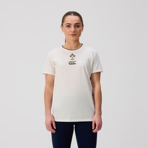 Womens Ireland Cotton Tee Cream Marl