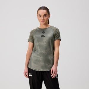 Womens Ireland Superlight Training Tee Khaki