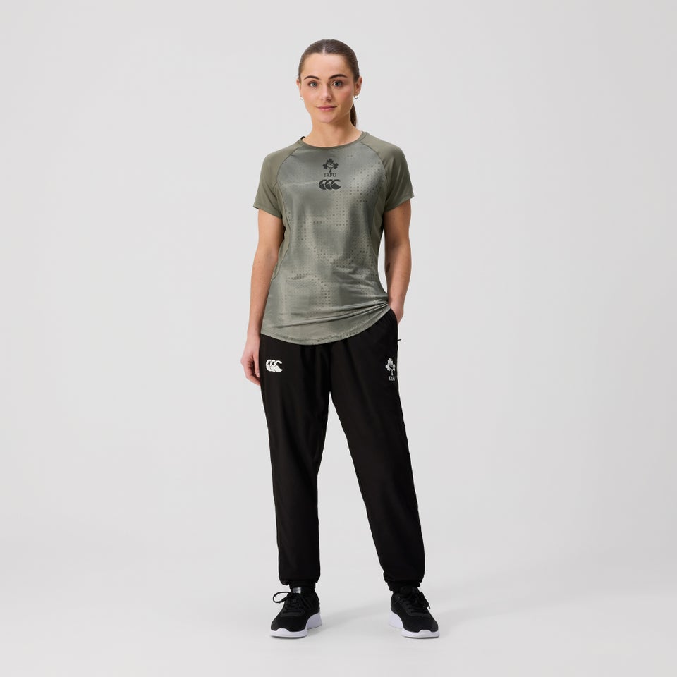 Womens Ireland Superlight Training Tee Khaki
