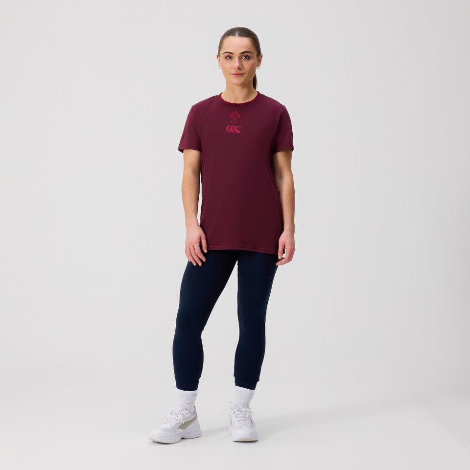 Womens Ireland Cotton Tee Purple