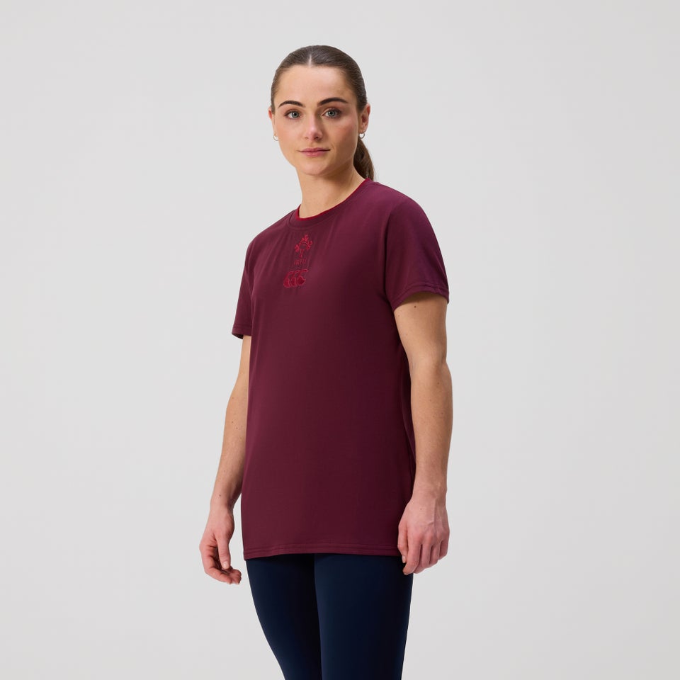 Womens Ireland Cotton Tee Purple