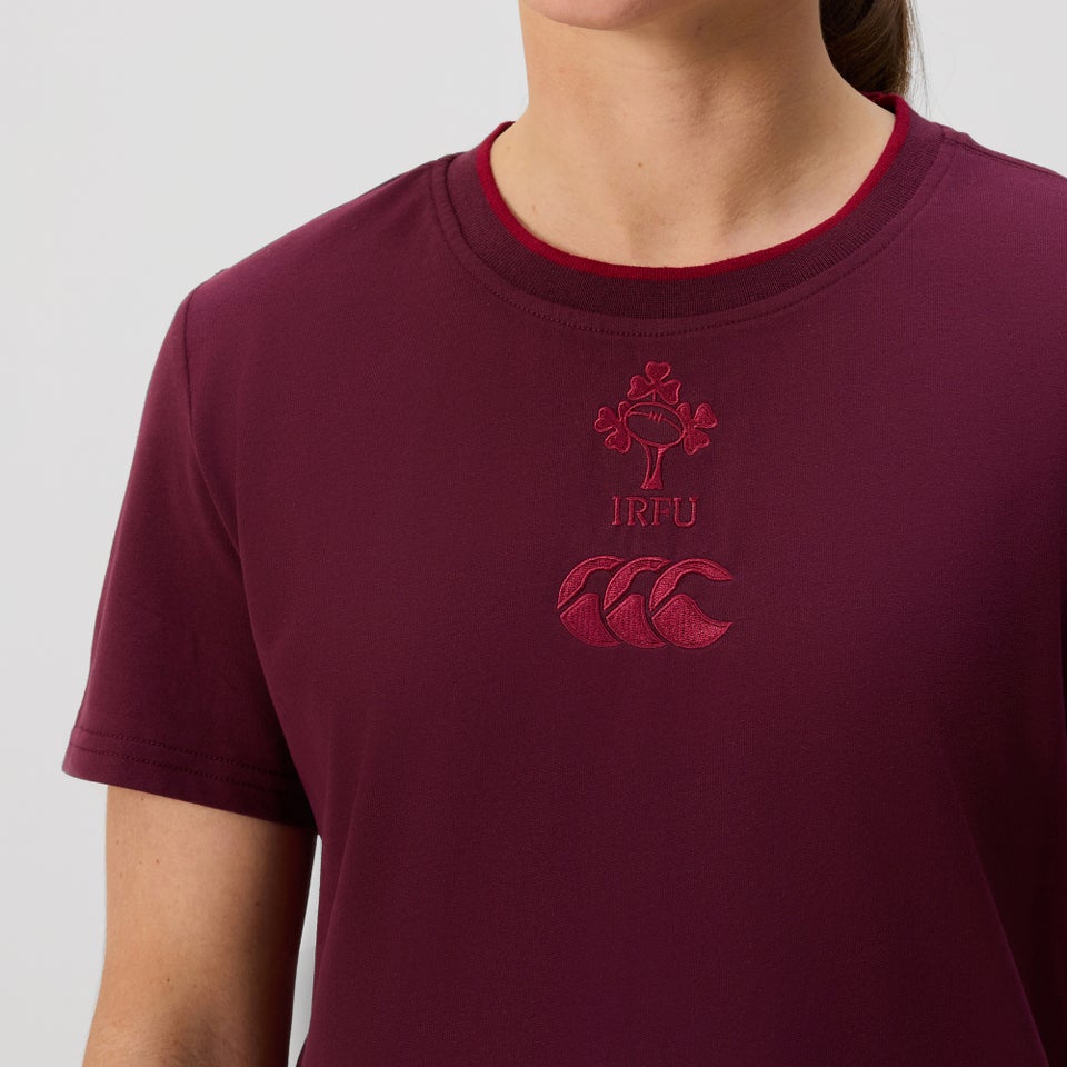 Womens Ireland Cotton Tee Purple